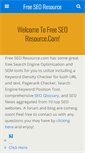 Mobile Screenshot of freeseoresource.com